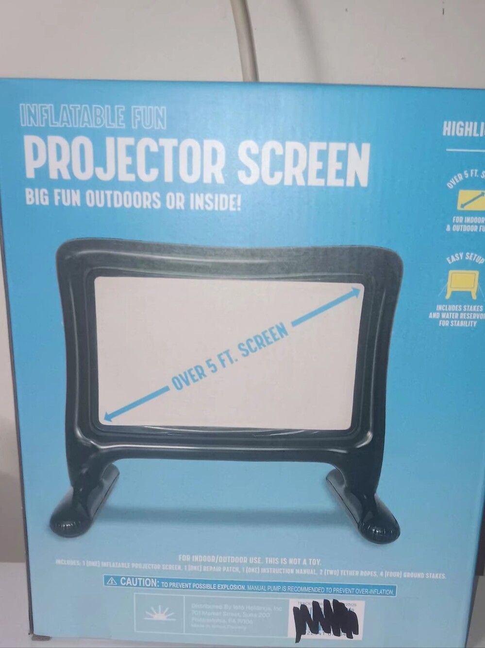 Inflatable Projector Screen - Black - Picture 7 of 7